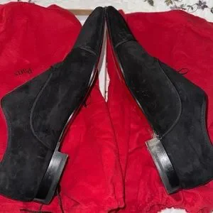 Men’s Black Velour Louboutins Size 10.5 (Size 43.5) St Louis - Sneakers - Veau velours - Black - Men - Christian  main image 3
